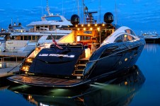 LOW PROFILE -  Aft at night